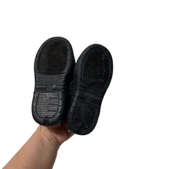 Black Fleece Grandpa Slippers - Picture 4 of 4